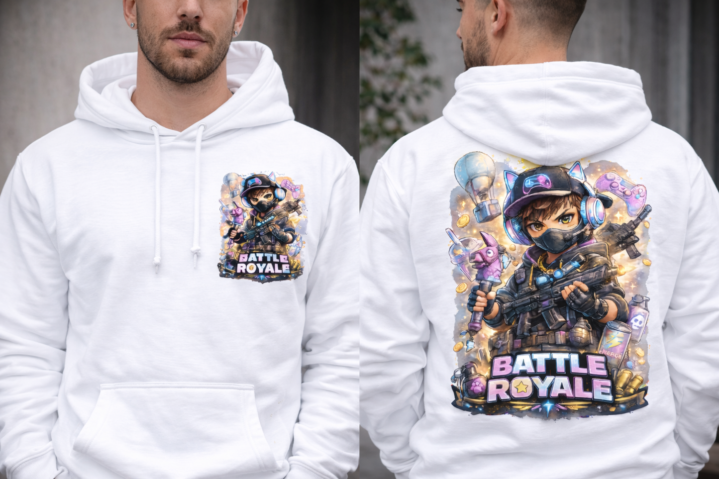 Battle Royale – Gamer Hoodie (Frontprint + Backprint) | Unisex
