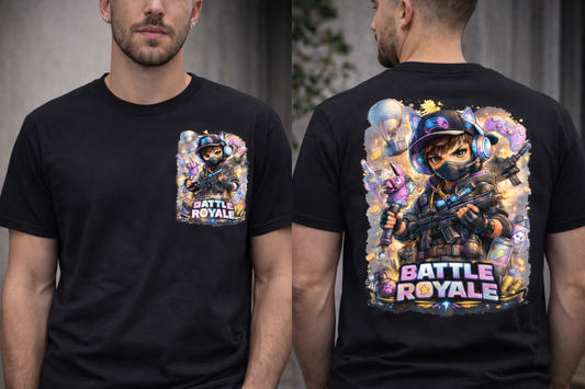 Battle Royale – Gamer T-Shirt (Frontprint + Backprint) | Unisex