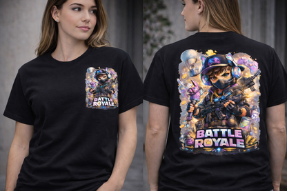 Battle Royale – Gamer T-Shirt (Frontprint + Backprint) | Unisex